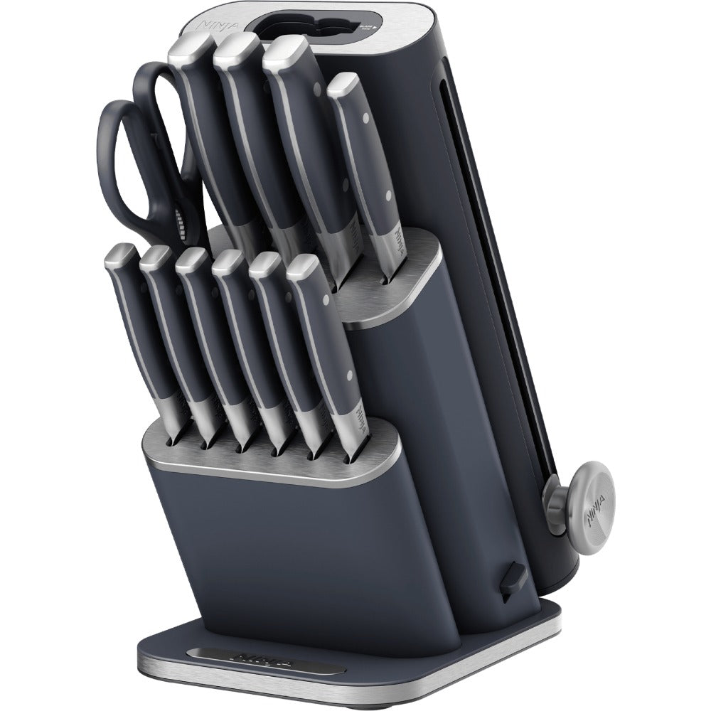 Ninja StaySharp 13 Piece Knife Block Set and Removable Sharpener - Black | NK32013EUUKBK1