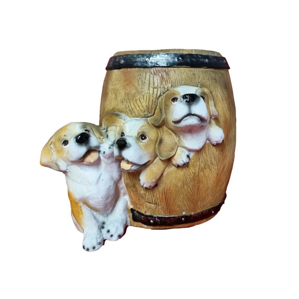 WGP Beagle Barrel Garden Planter | G0401