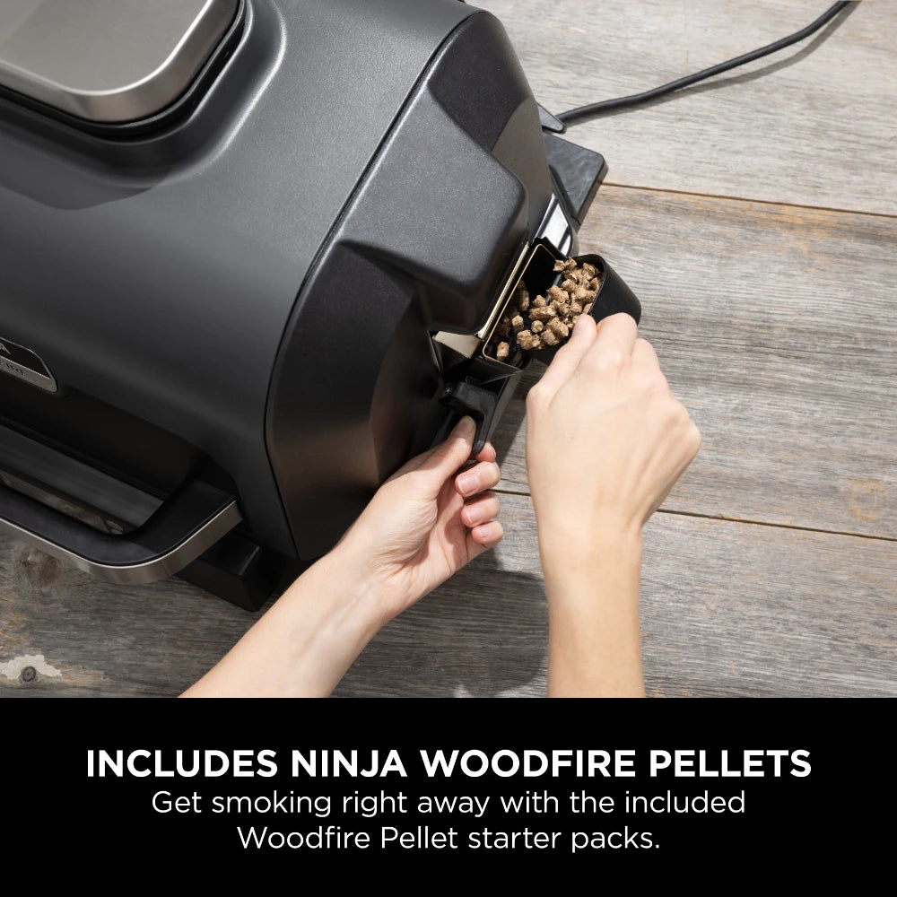 Ninja Woodfire Pro XL Electric BBQ Grill & Smoker | OG850UK