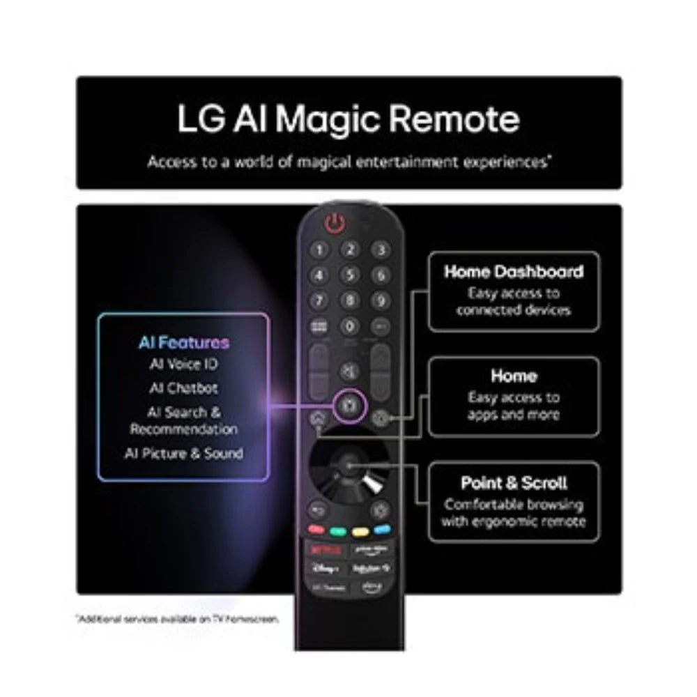 LG 48 Inch OLED AI B5 4K Smart TV (2025) | OLED48B56LA.AEK