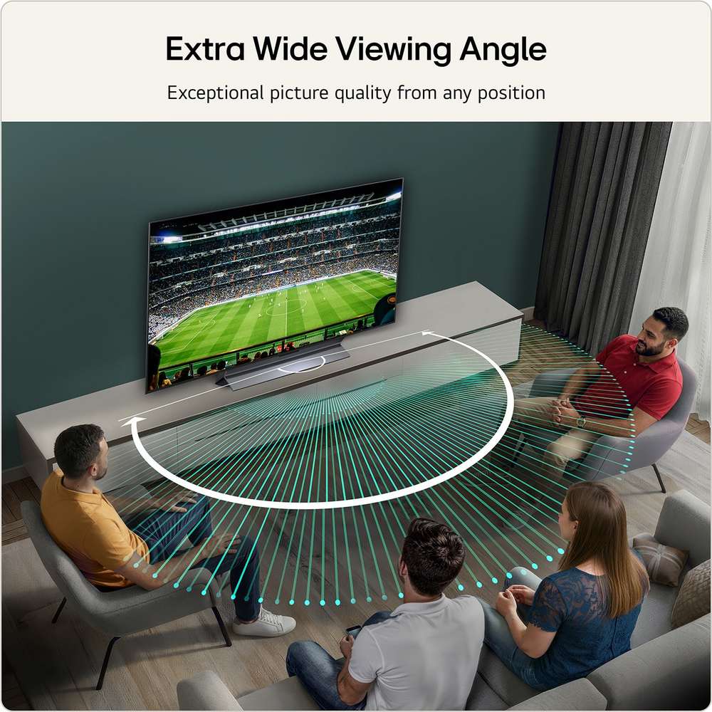 LG C6 48 Inch OLED Evo AI 4K Ultra HD Smart TV (2026) | OLED48C64LA.AEI