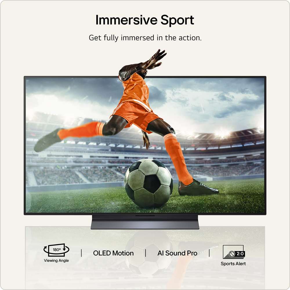 LG C6 48 Inch OLED Evo AI 4K Ultra HD Smart TV (2026) | OLED48C64LA.AEI