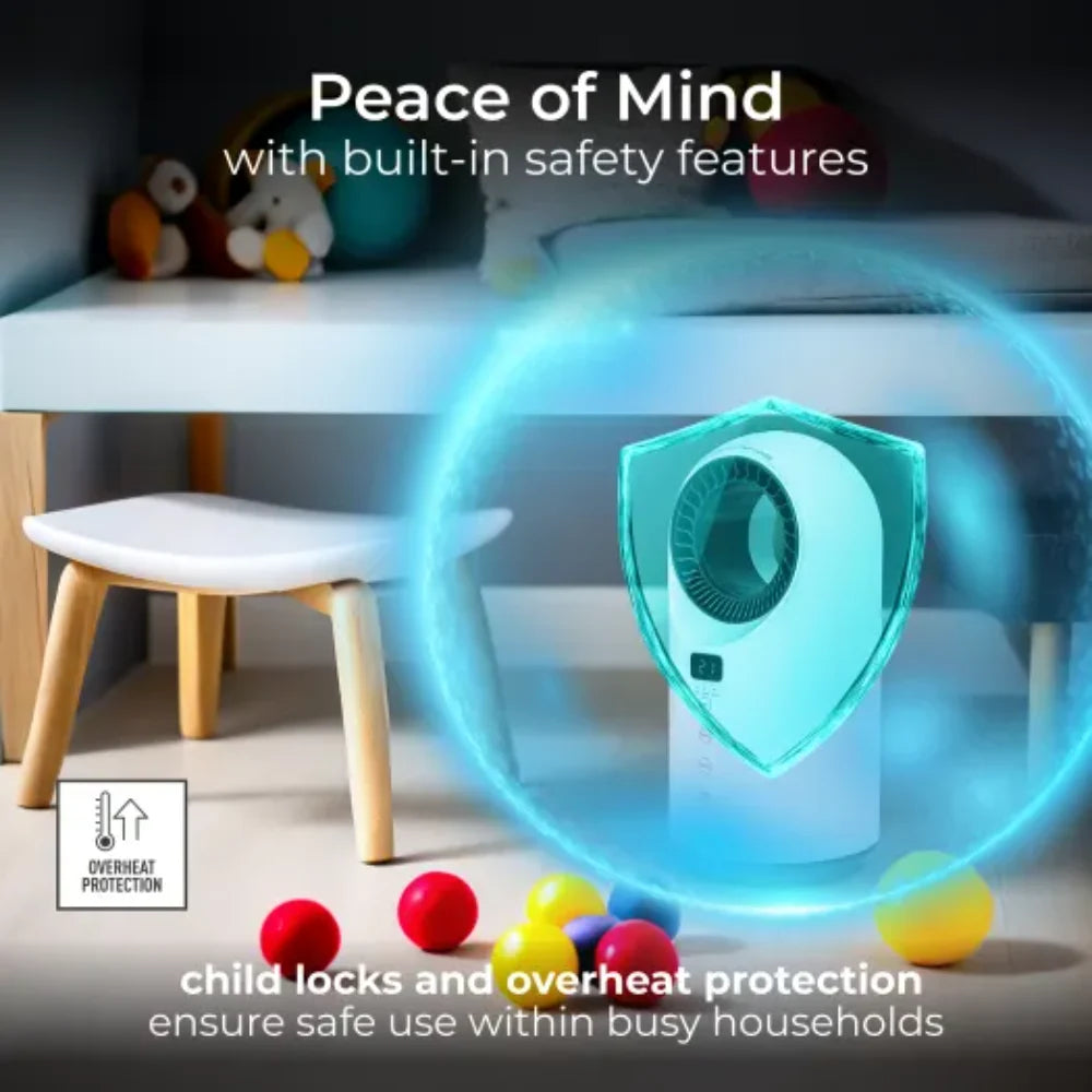 Masterplug Breeze Smartenergy Bladeless Heating and Cooling Fan - White | 301501