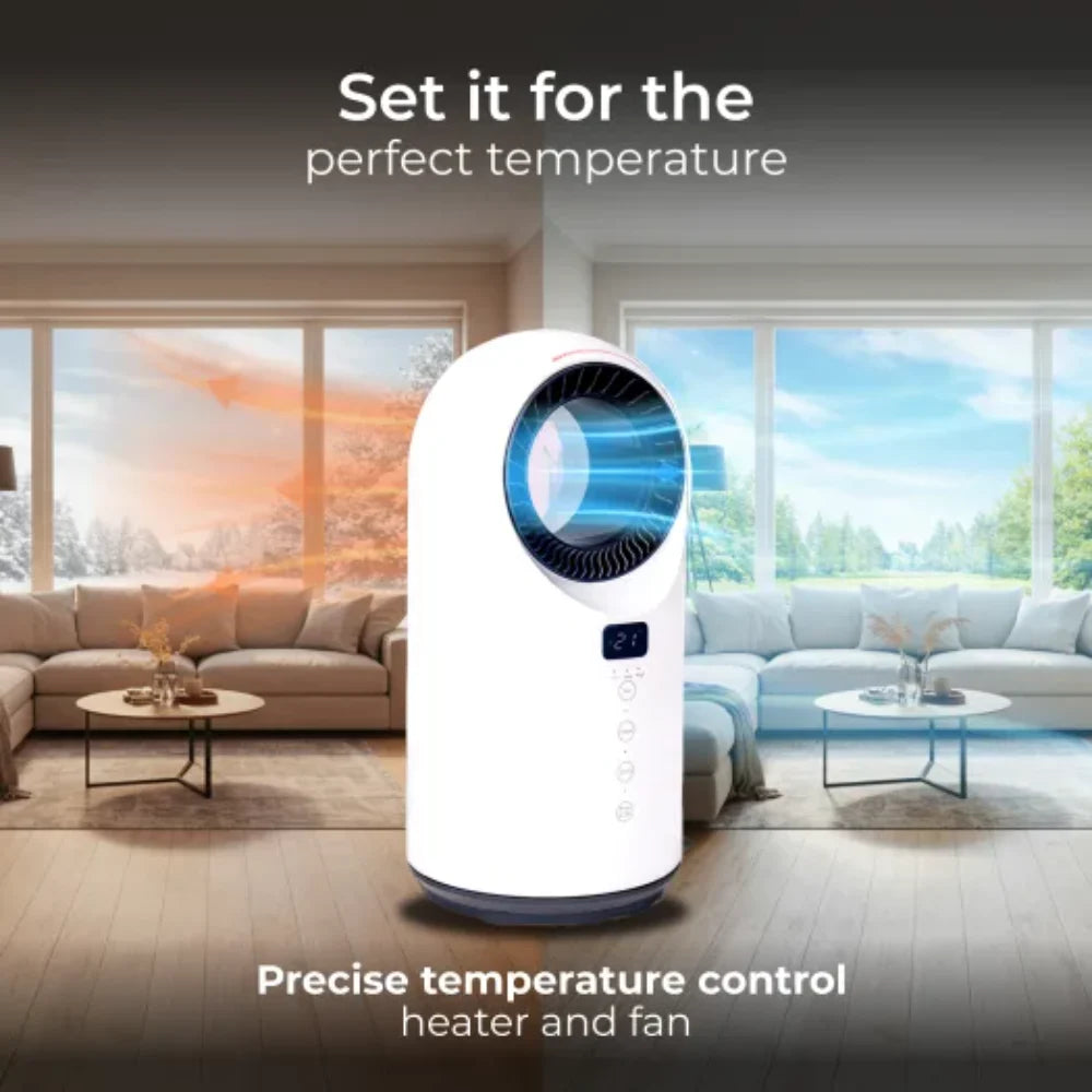 Masterplug Breeze Smartenergy Bladeless Heating and Cooling Fan - White | 301501