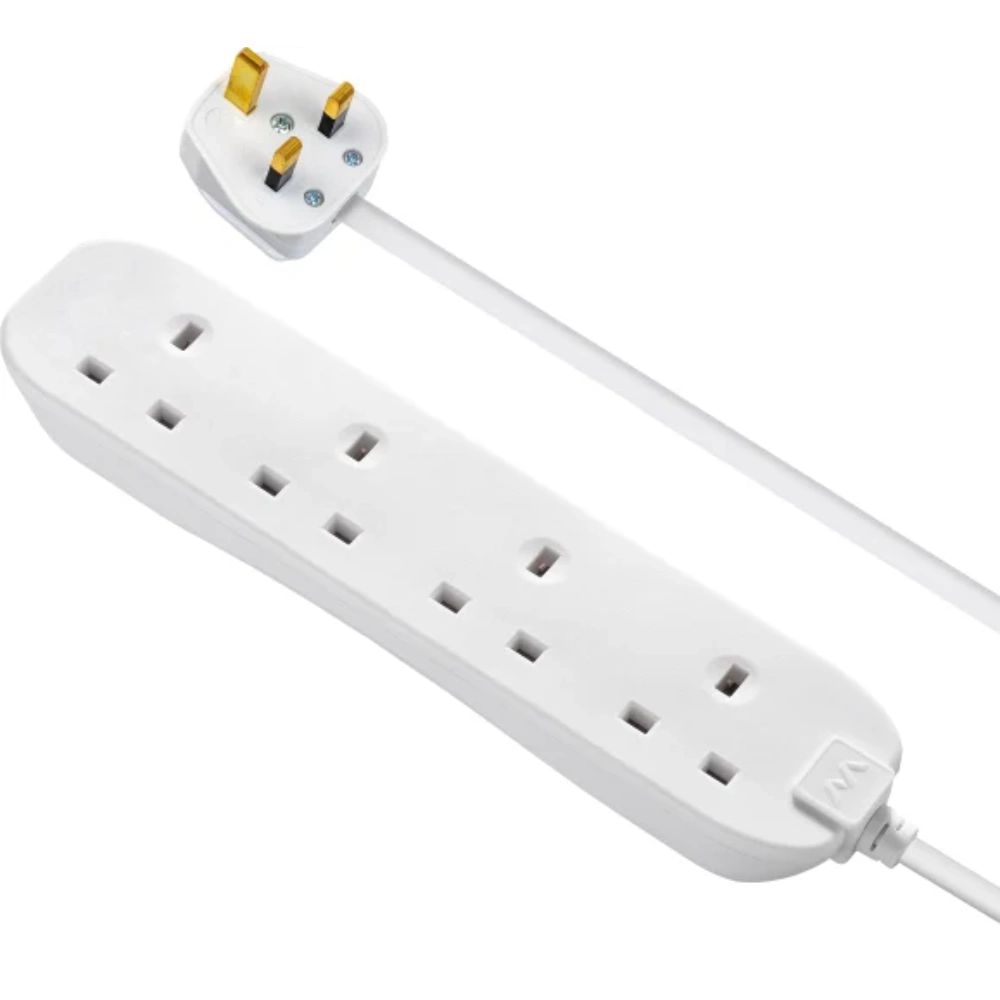 Masterplug 4 Socket 3 Metre Extension Lead | BFG3N-MP