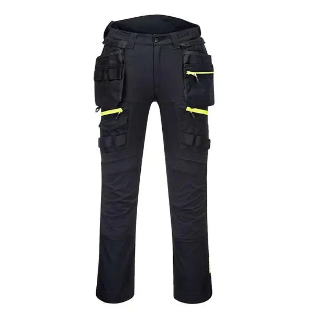 Portwest DX4 Detachable Holster Pocket Work Trouser - Black