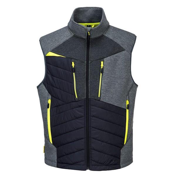 Portwest DX4 Baffle Gilet Bodywarmer - Metal Grey - Small | DX470MGRS