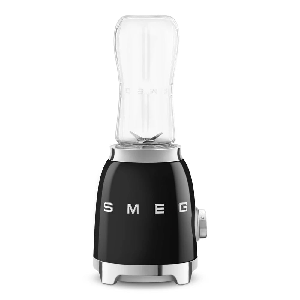 Smeg 50's Retro Compact Food Blender - Black | PBF01BLUK