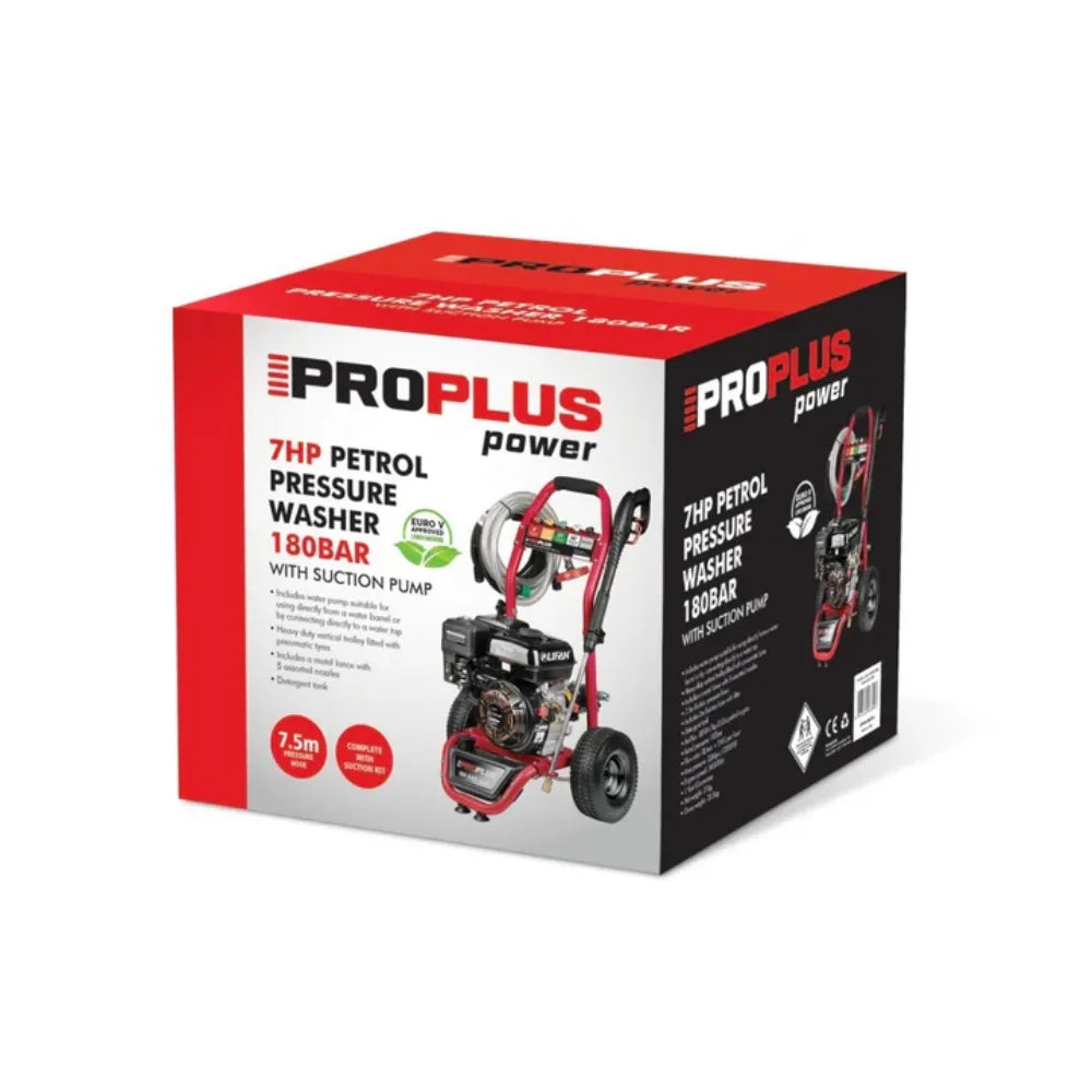Proplus 7Hp Petrol Pressure Power Washer and Pump 180 Bar 3200 Psi | PPS967096