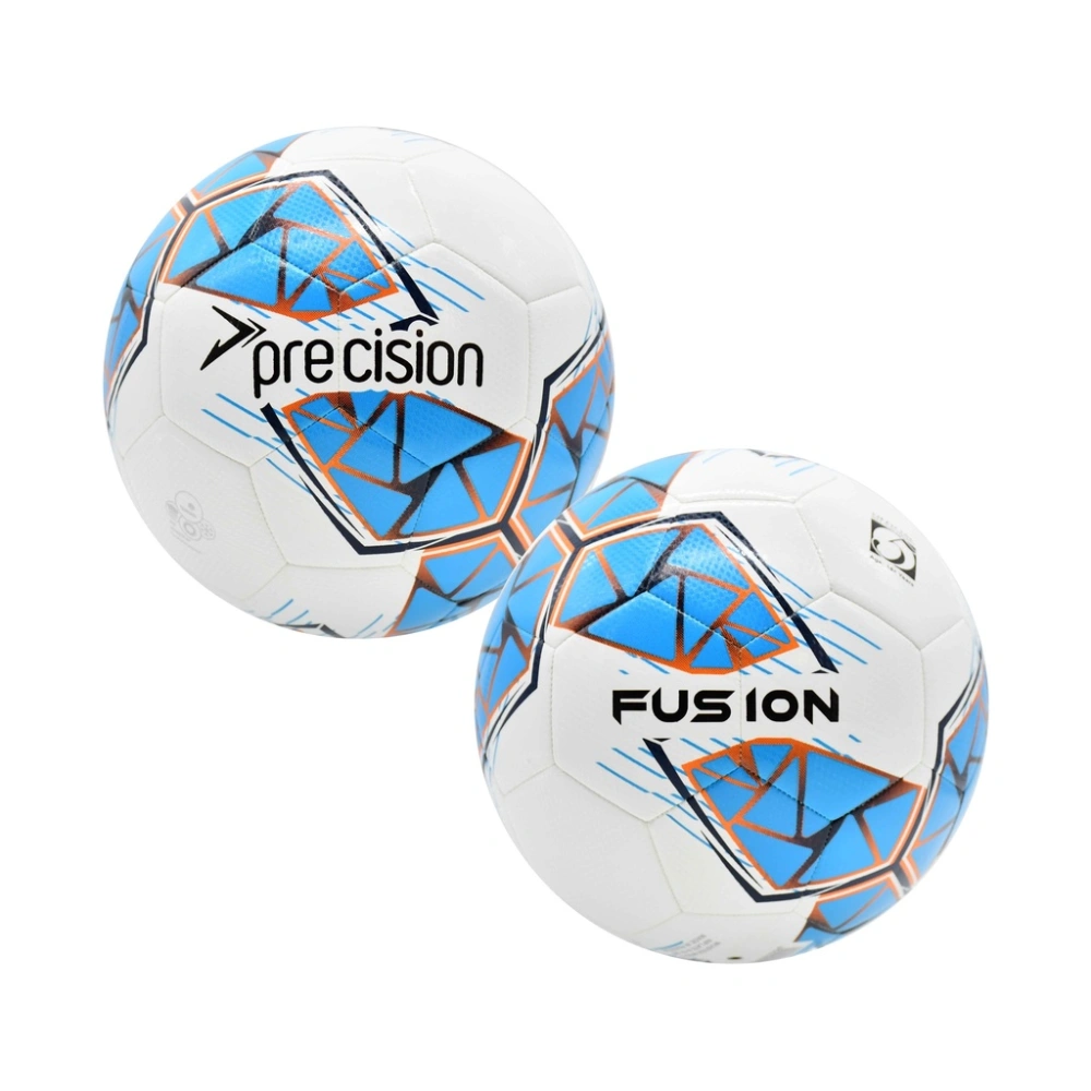 Precision Fusion FIFA Basic Training Ball Size 5 White / Cyan / Orange / Grey | PRF2635