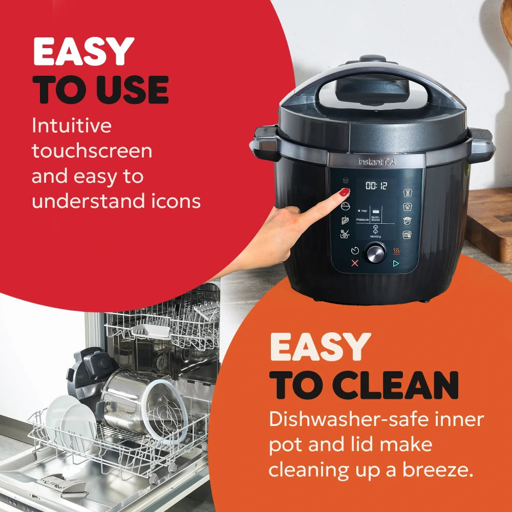 Instant Pot Pro 10 in 1 Multicooker 5.7 Litre with Wifi - Black | 112-0300-01-UK