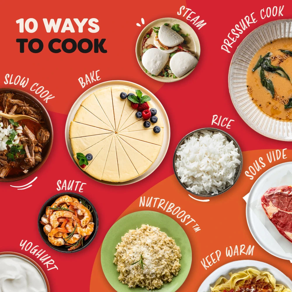 Instant Pot Pro 10 in 1 Multicooker 5.7 Litre with Wifi - Black | 112-0300-01-UK