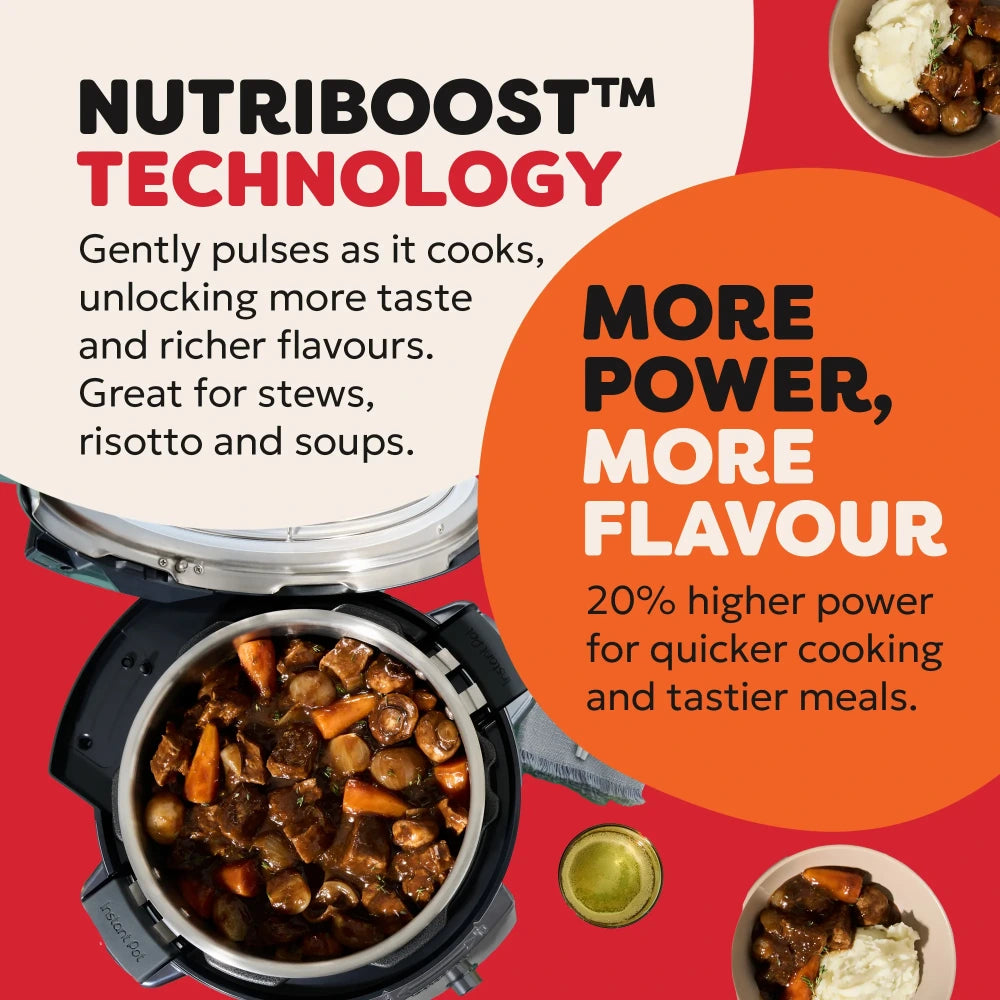 Instant Pot Pro 10 in 1 Multicooker 5.7 Litre with Wifi - Black | 112-0300-01-UK