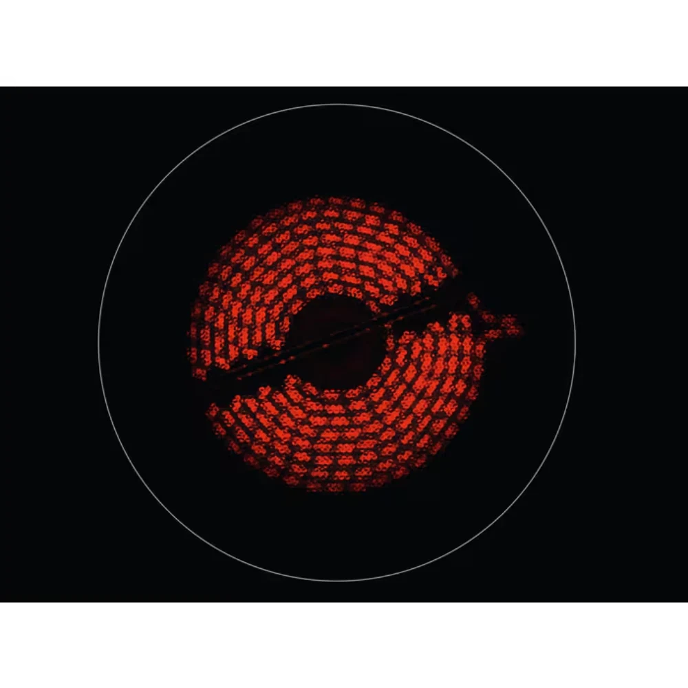 Electrolux 60cm 4 Zone Electric Hob with Knobs - Black | EHF6140FOK