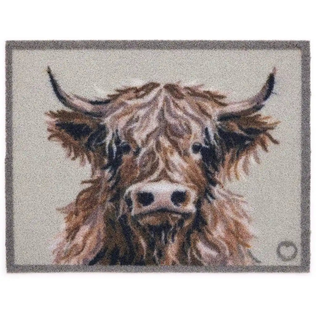Hug Rug Washable Outdoor Doormatt 60cm x 80cm - Highland Cow | PT654402