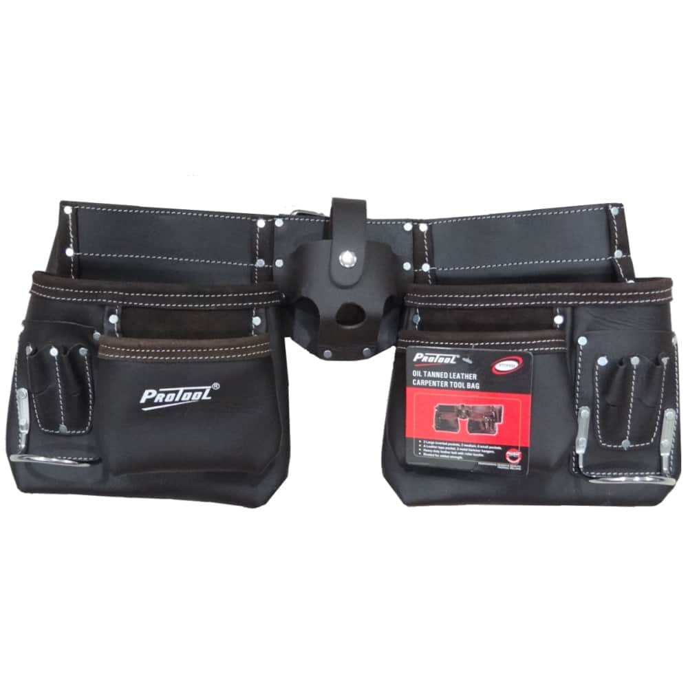 Protool Oil Tanned Leather Tool Pouch Bag | PTTP550