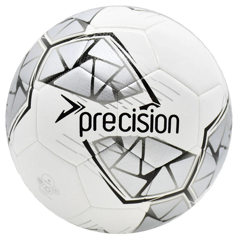 Precision Fusion FIFA Basic Training Ball Size 5 - White / Silver / Black / White | PRF2625