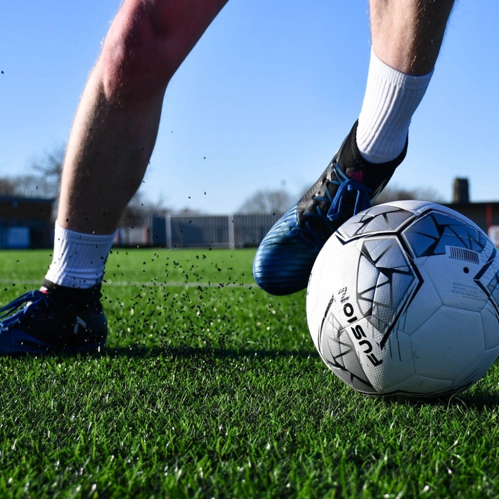 Precision Fusion FIFA Basic Training Ball Size 5 - White / Silver / Black / White | PRF2625