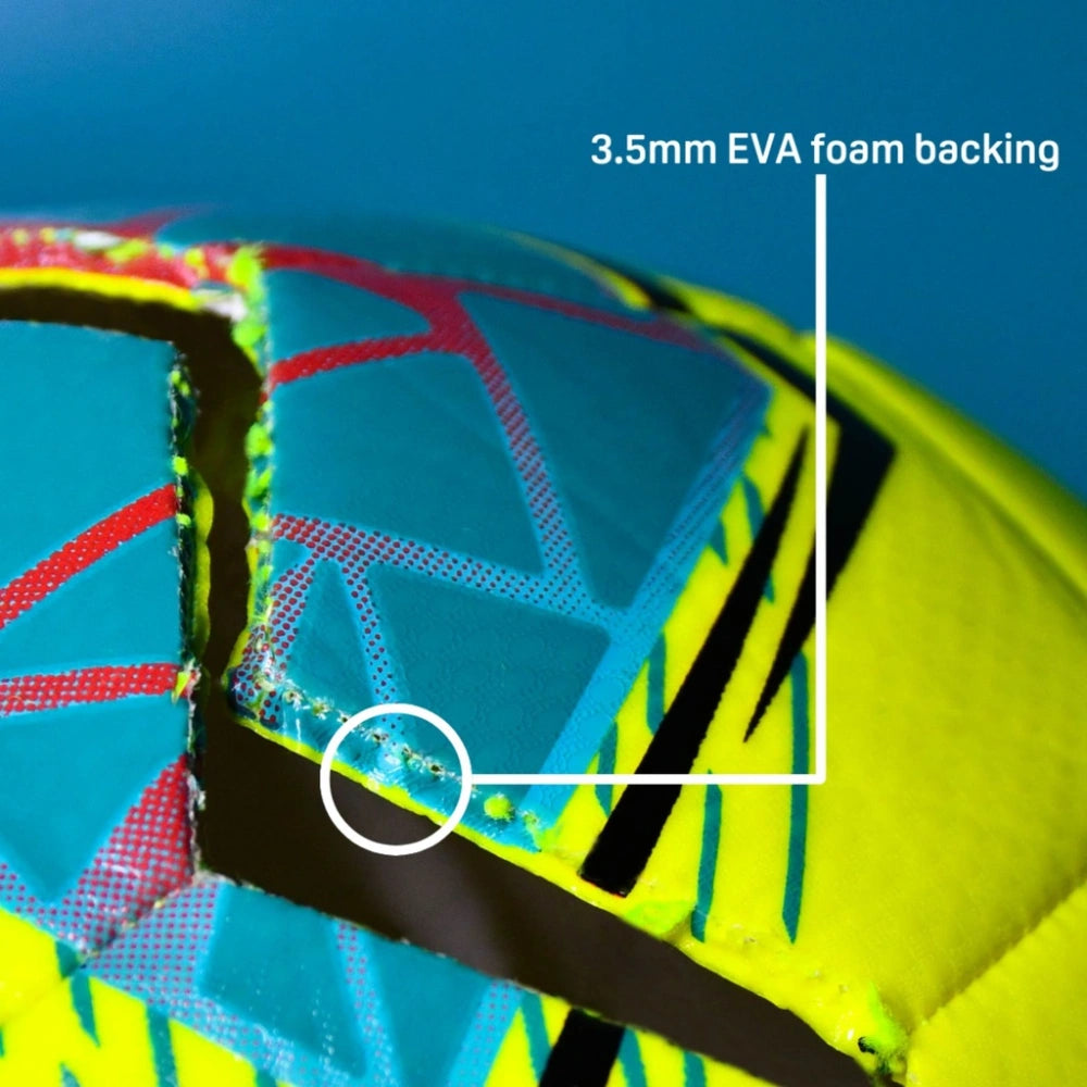 Precision Fusion FIFA Basic Training Ball Size 5 - Yellow / Teal / Cyan / Red | PRF2665