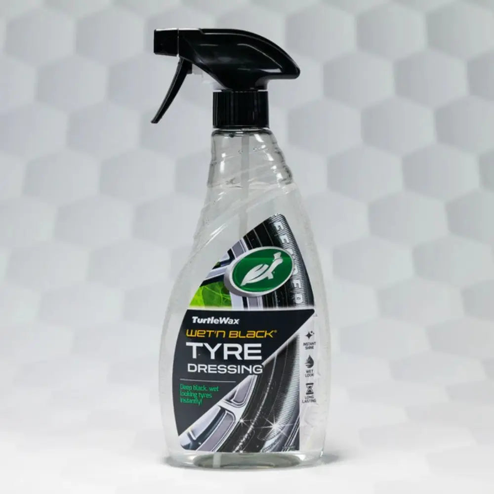 Turtle Wax Wet and Black Tyre Dressing 500ml Spray Bottle | PRR.TW51801