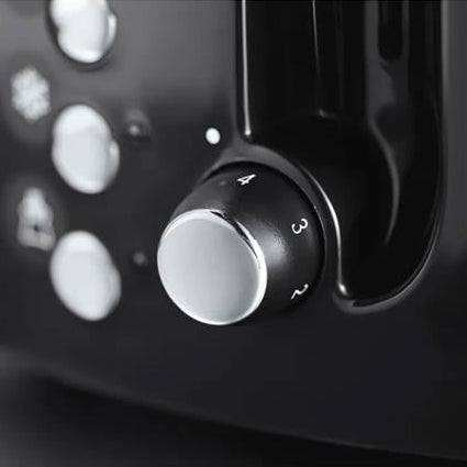 Russell Hobbs Textures Plus 2 Slice Toaster - Black | 22601
