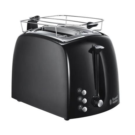 Russell Hobbs Textures Plus 2 Slice Toaster - Black | 22601