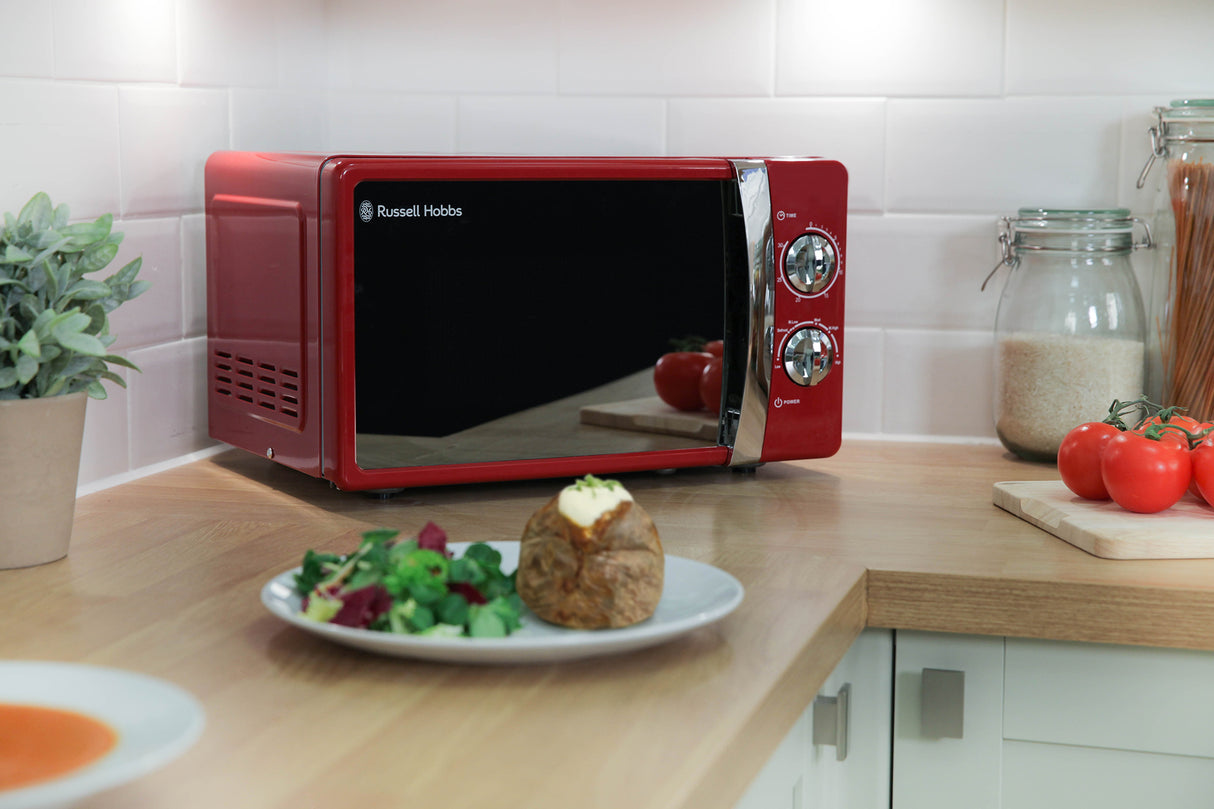 RUSSELL HOBBS 17 Litre 700W MICROWAVE RED | RHMM701R