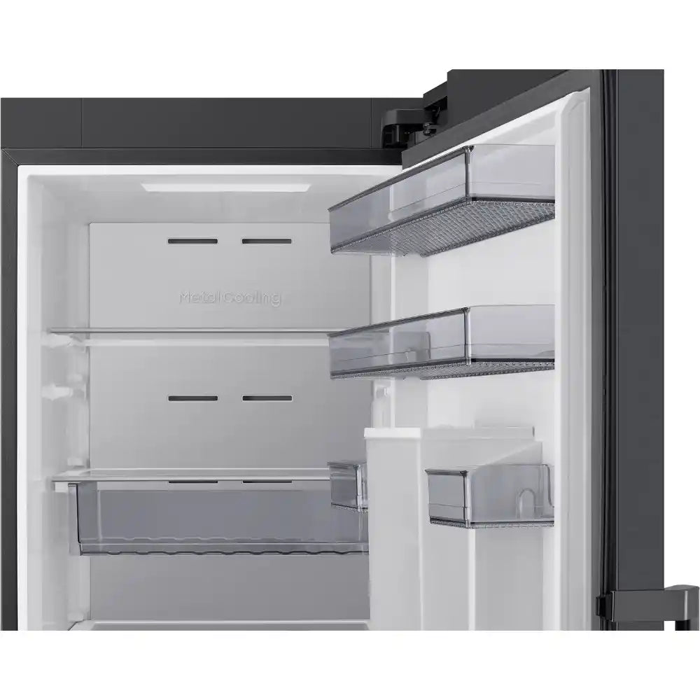 Samsung SpaceMax 185.8cm Upright Tall Larger Fridge - Gentle Black | RR70H39DEFEU