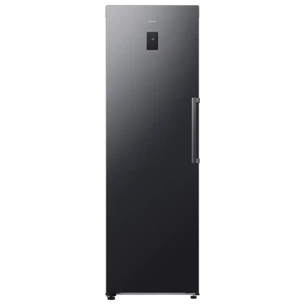 Samsung SpaceMax 185.8cm Upright Tall Freezer No Frost - Gentle Black | RZ70H32HEFEU