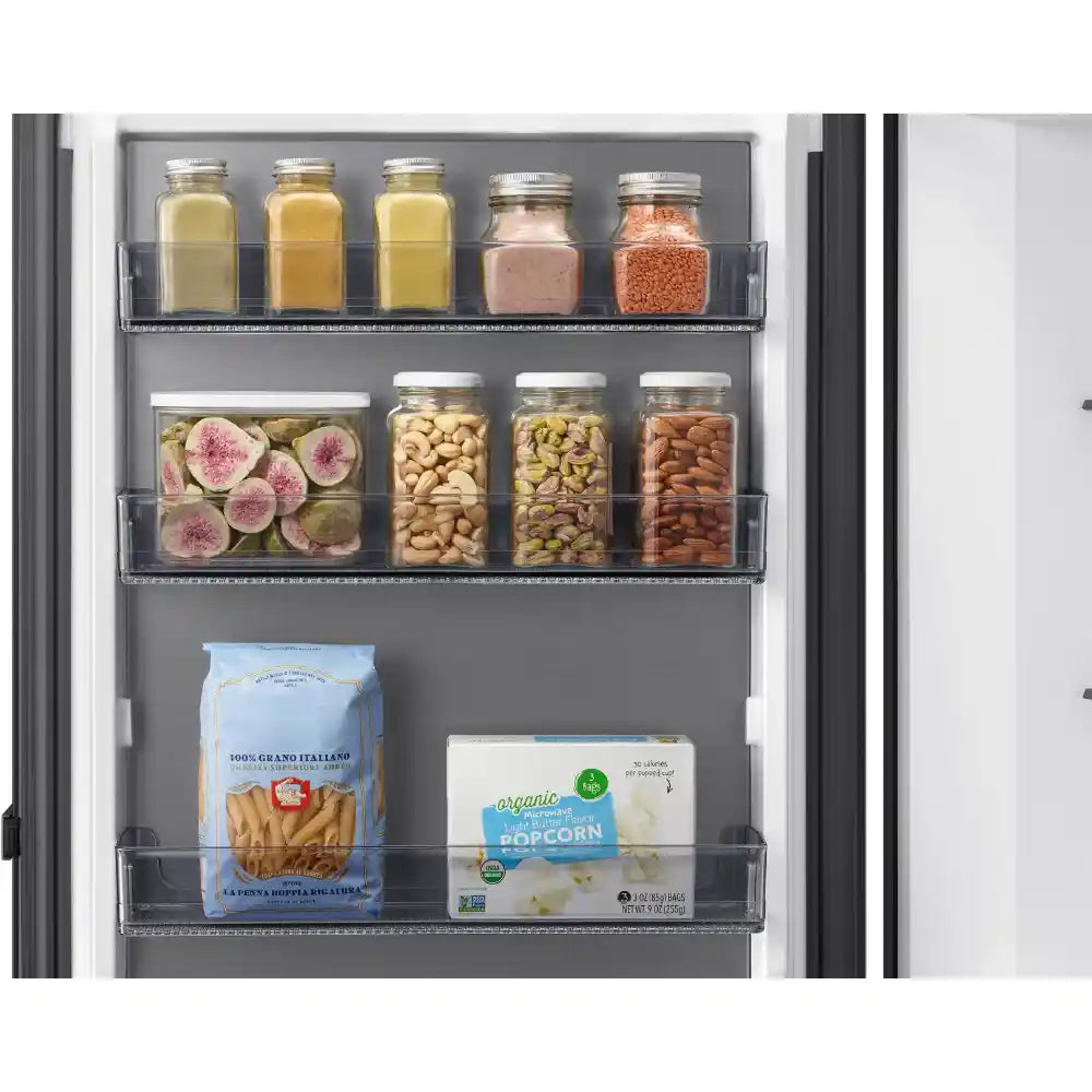 Samsung SpaceMax 185.8cm Upright Tall Freezer No Frost - Gentle Black | RZ70H32HEFEU