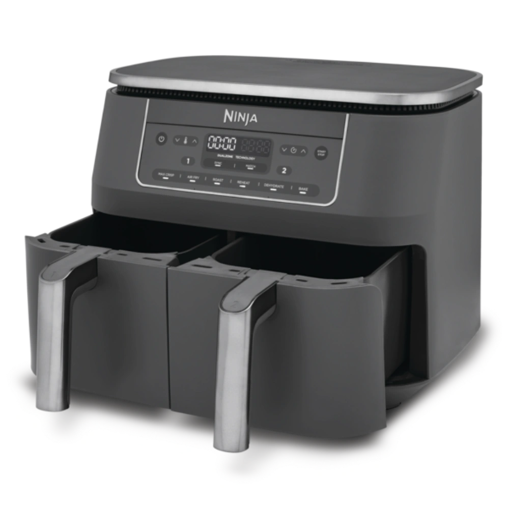 Ninja Dual Zone Air Fryer 7.6L 2400W - Black | DZ300UK