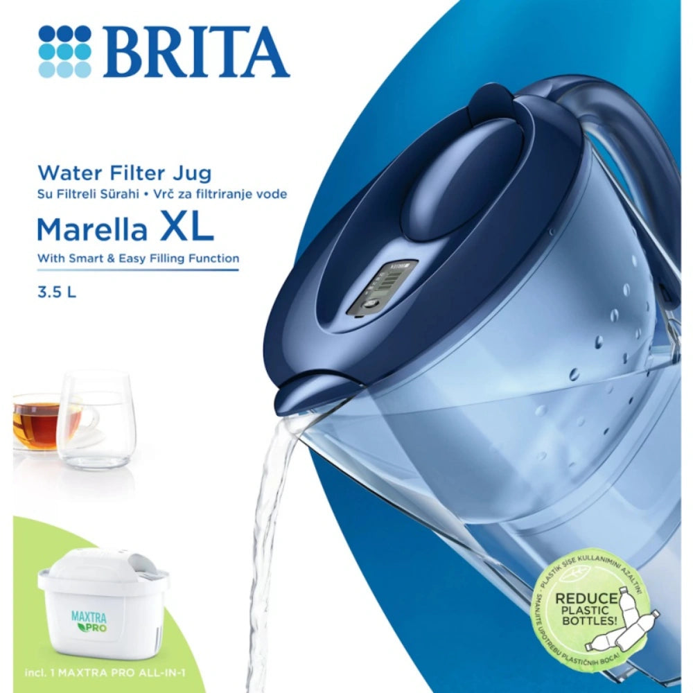 Brita Marella XL Water Filter Jug 3.5 Litre + 1 Cartridge | S1051122