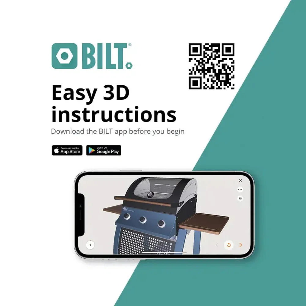 Sahara Supreme 3 Burner Gas Bbq S350