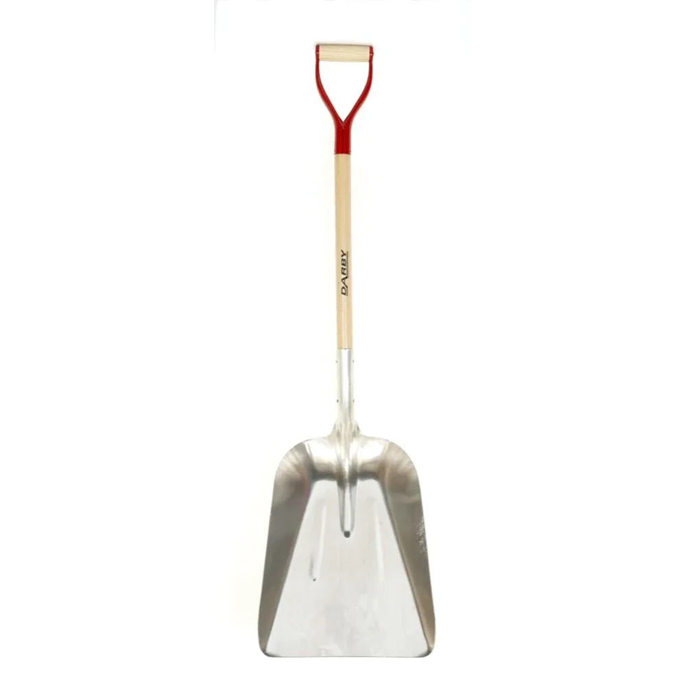 Darby OS Aluminium Grain Shovel Steel D Grip | S409DMYD