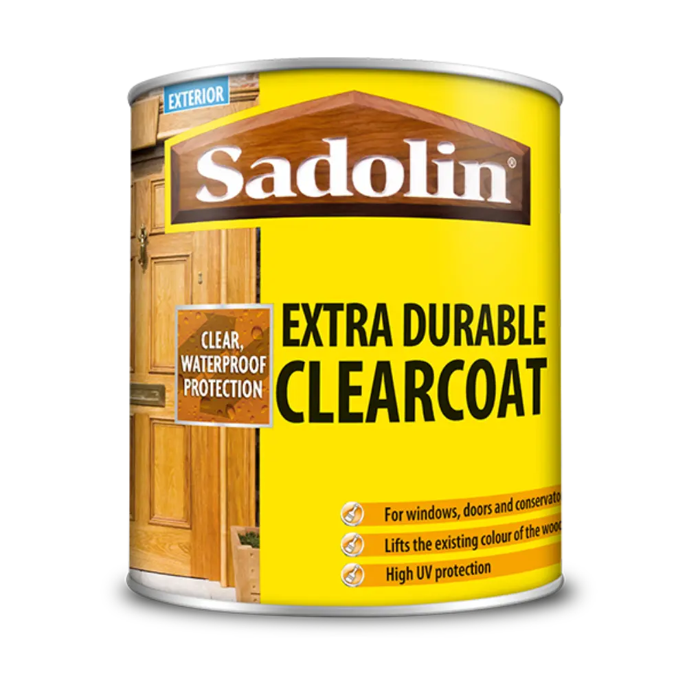 Sadolin Extra Durable Clearcoat 1 Litre - Clear Satin