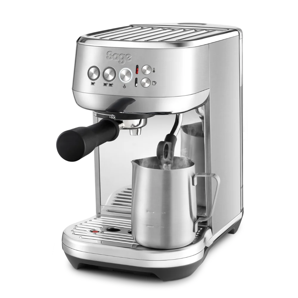 Sage The Bambino Plus Coffee Machine - Brushed Stainless Steel | SES500BSS4GUK1