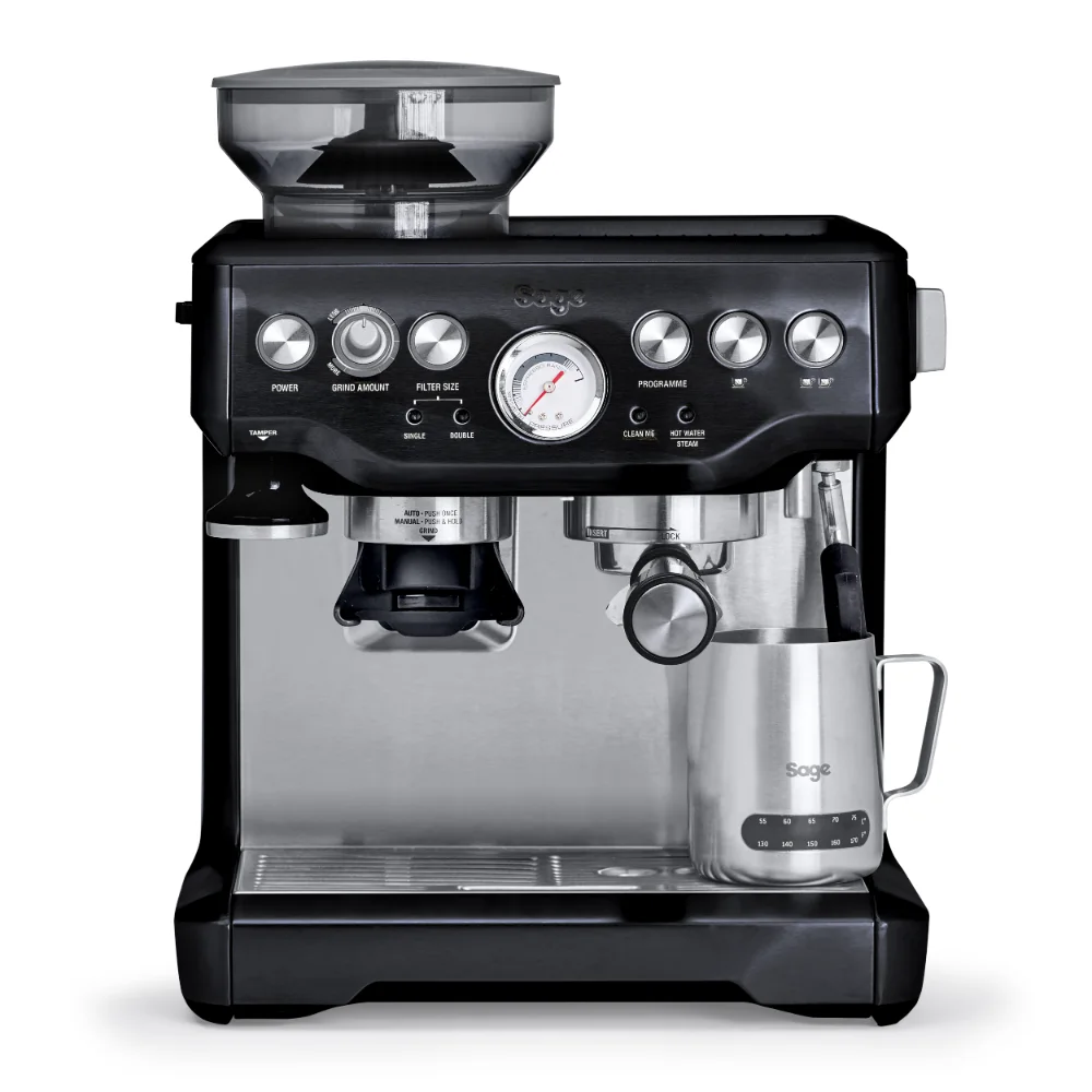 Sage The Barista Express Bean To Cup Coffee Machine - Black Truffle | SES875BTR2GUK1
