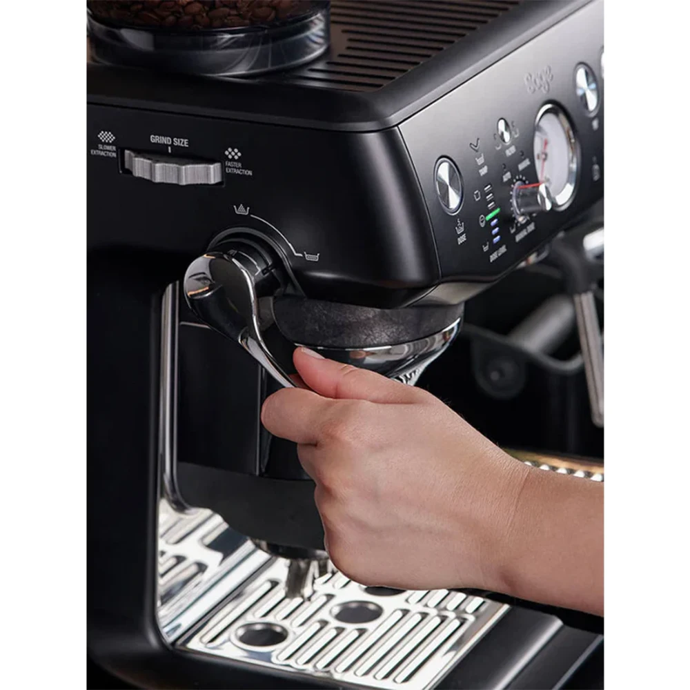Sage The Barista Express Impress Coffee Machine - Black | SES876BTR4GUK1