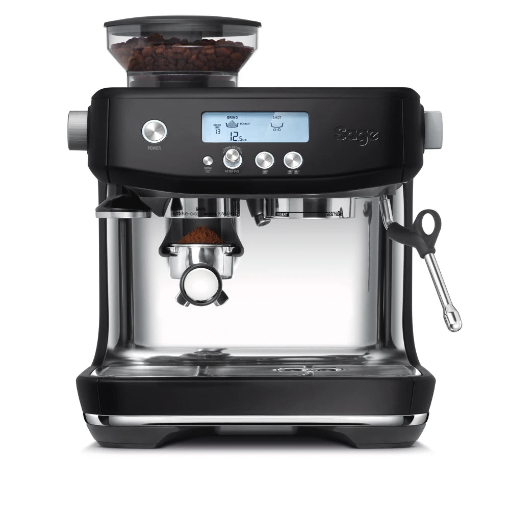 Sage The Barista Pro Espresso Coffee Machine - Black Truffle | SES878BTR4GEU1
