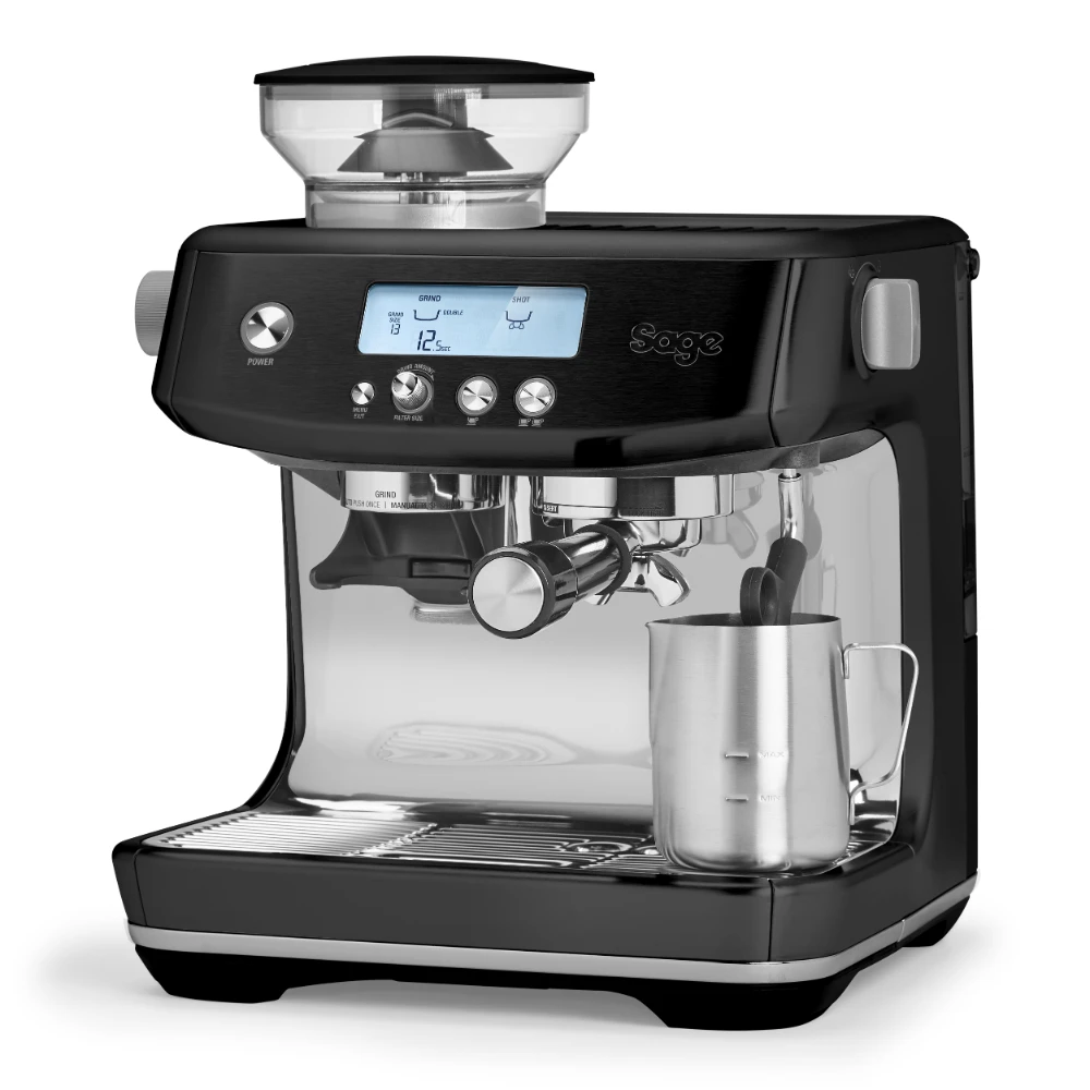 Sage The Barista Pro Espresso Coffee Machine - Black Truffle | SES878BTR4GEU1