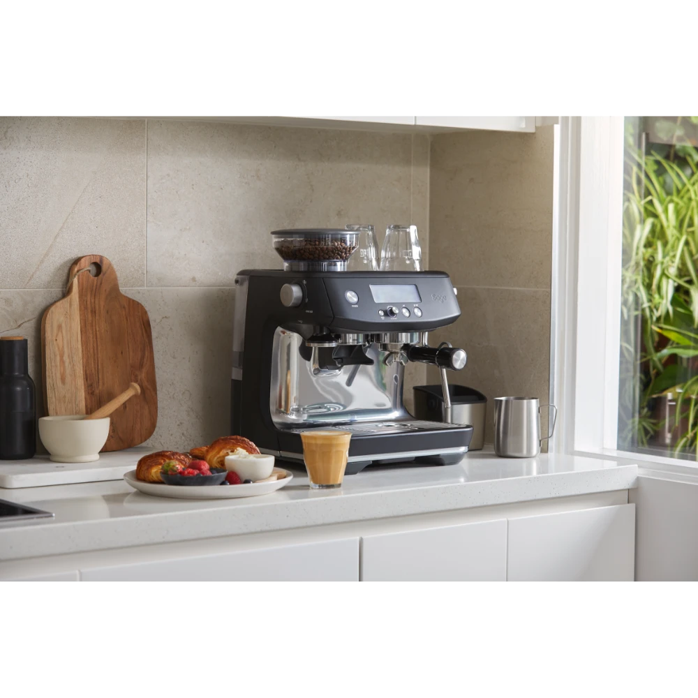 Sage The Barista Pro Espresso Coffee Machine - Black Truffle | SES878BTR4GEU1