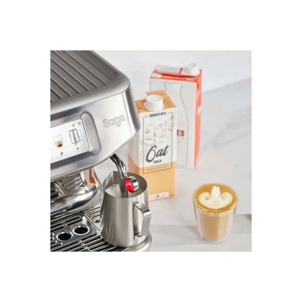 Sage Barista Touch Impress Bean To Cup Coffee Machine with Cold Brew - Brushed Stainless Steel | SES882BSS4GUK1