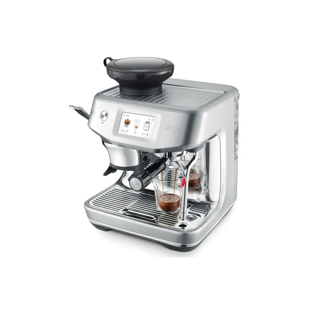 Sage Barista Touch Impress Bean To Cup Coffee Machine with Cold Brew - Brushed Stainless Steel | SES882BSS4GUK1