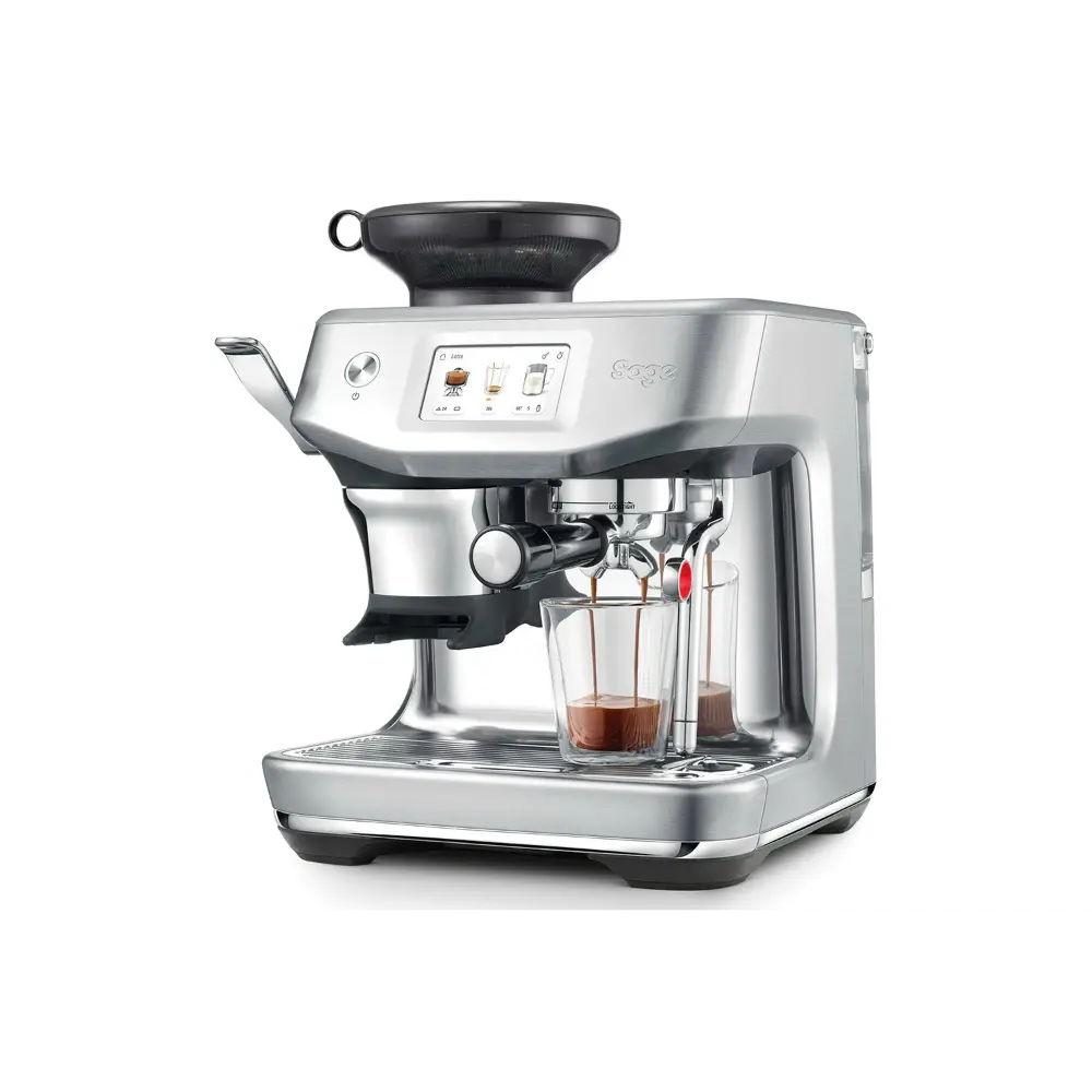 Sage Barista Touch Impress Bean To Cup Coffee Machine with Cold Brew - Brushed Stainless Steel | SES882BSS4GUK1