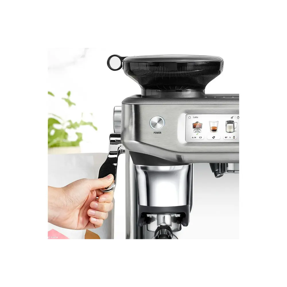 Sage Barista Touch Impress Bean To Cup Coffee Machine with Cold Brew - Brushed Stainless Steel | SES882BSS4GUK1