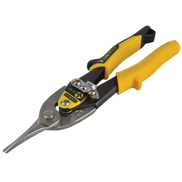 Stanley Yellow Aviation Snip & Holster Straight Cut 250mm (10in) | STA914563