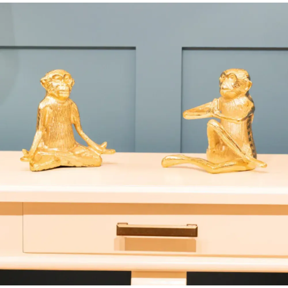 Tara Lane Safari Sitting Monkey - Gold | TL5703