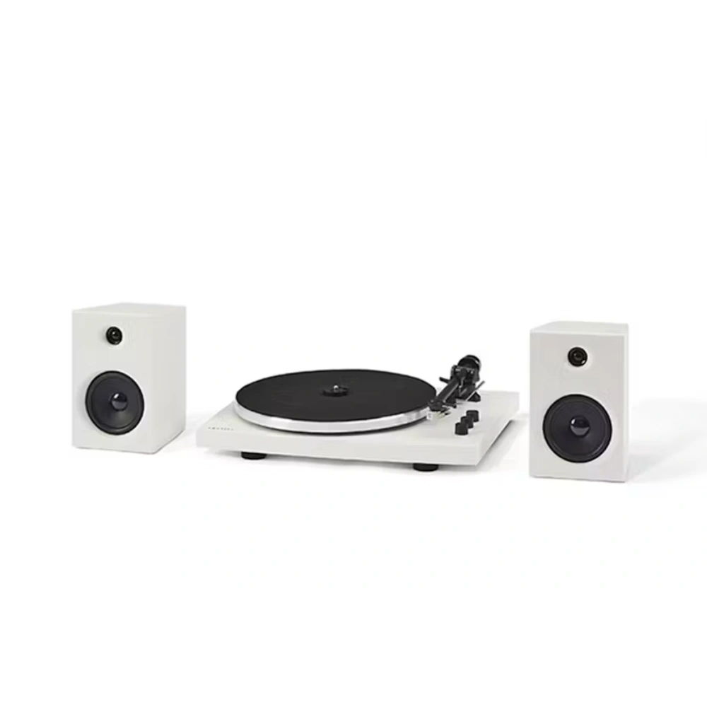 Crosley T150 Bluetooth Record Vinyl Player with Speakers - White | T150C-WH4