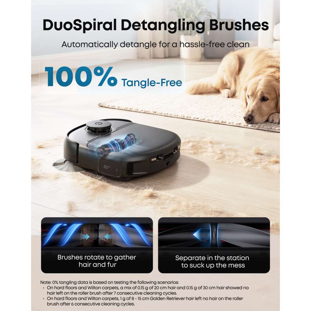 Eufy Omni C28 Robot Vac Vacuum and Mop All in One Station - White | T211AV20