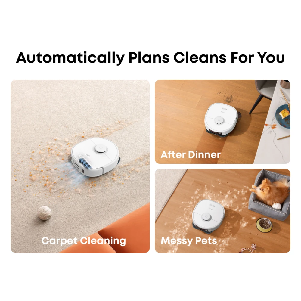 Eufy X10 Pro Omni Robot Vac Vacuum Cleaner and Mop Ultimate Bundle - White | T2351221